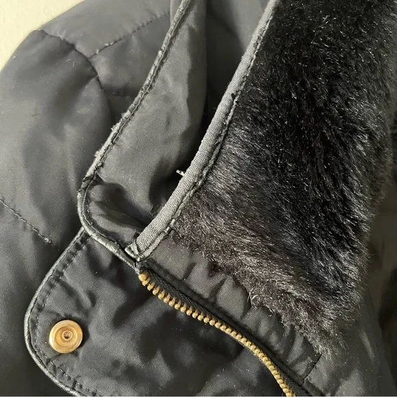 ZARA Down Feather Long Puffer Jacket Winter Trench - Picture 11 of 11